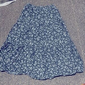 Skirt Midi Floral size L